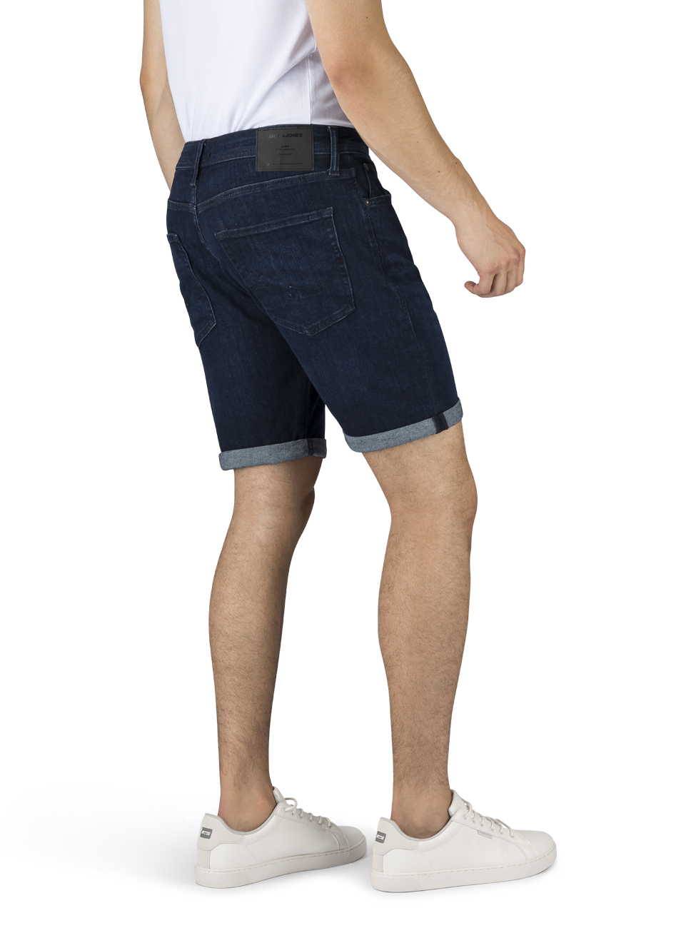 Jack & Jones Jeans Shorts Herren Stretch Kurz Regular Fit JJIRICK günstig online kaufen
