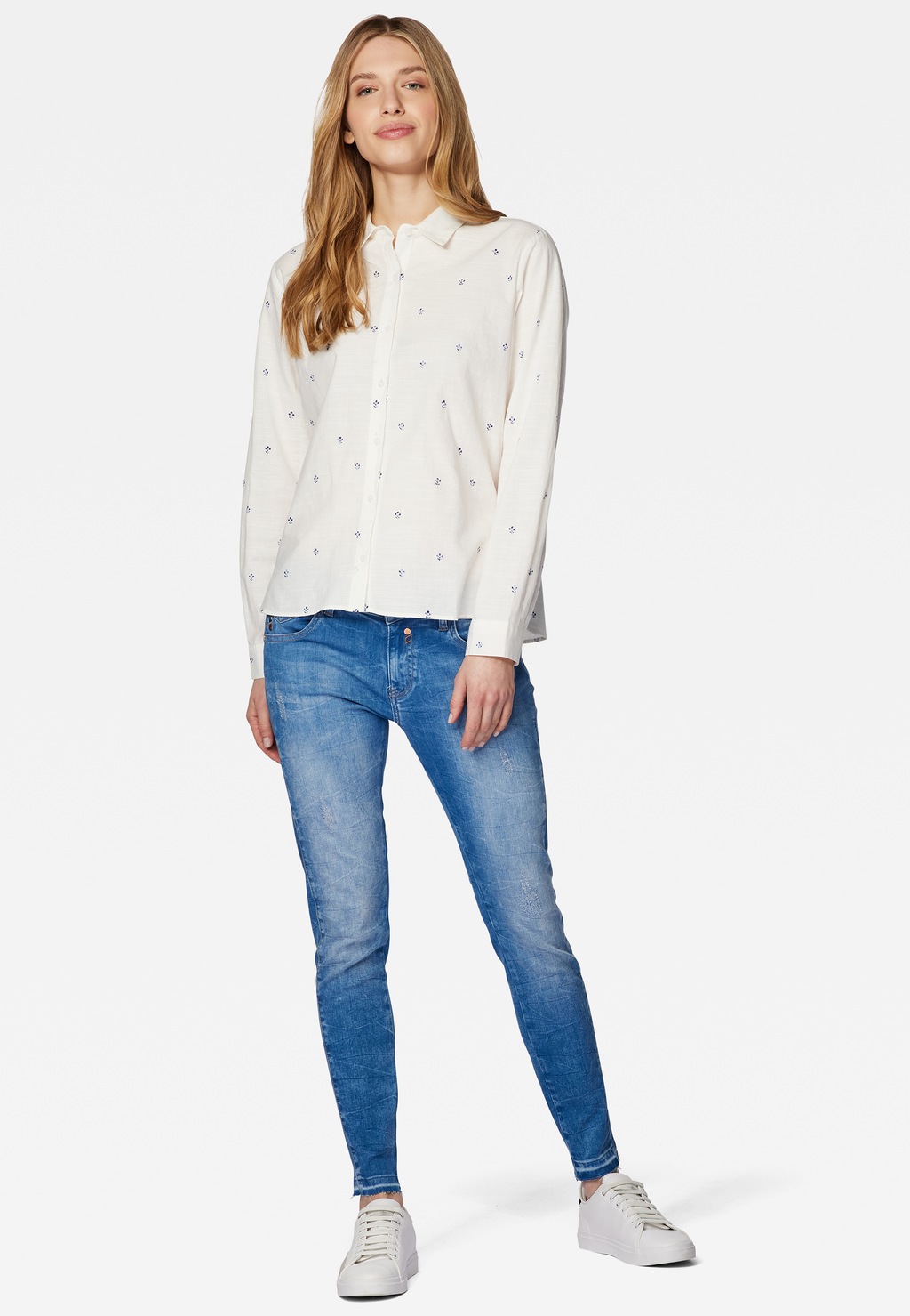 Mavi Langarmbluse "LONG SLEEVE SHIRT", Bluse mit Muster günstig online kaufen