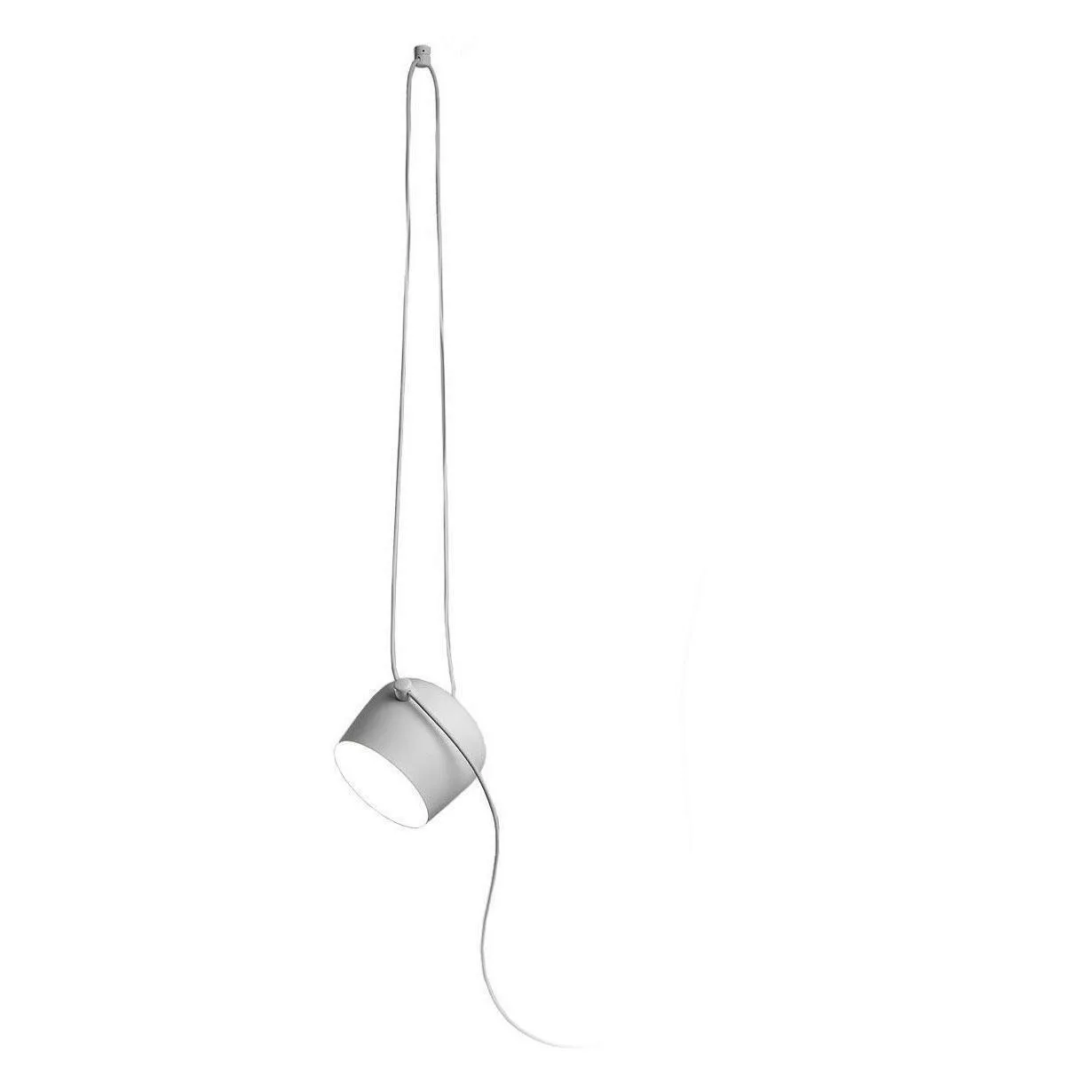 Flos - Aim Small LED Pendelleuchte - weiß/matt/Ø 17cm / 2700K / 1020lm/Rege günstig online kaufen