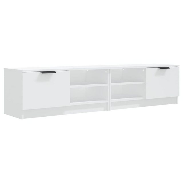 furnicato TV-Schrank TV-Schränke 2 Stk. Weiß 80x35x36,5 cm Holzwerkstoff (1 günstig online kaufen