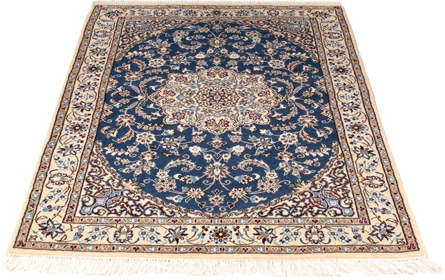 morgenland Orientteppich »Perser - Nain - Royal - 148 x 100 cm - dunkelblau günstig online kaufen