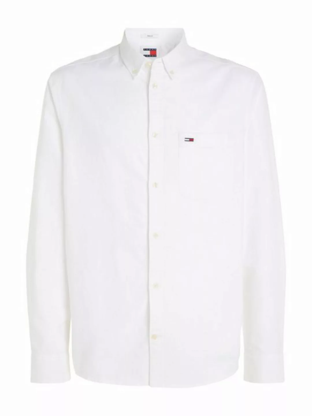 Tommy Jeans Langarmhemd TJM REG OXFORD SHIRT mit Button-down-Kragen günstig online kaufen