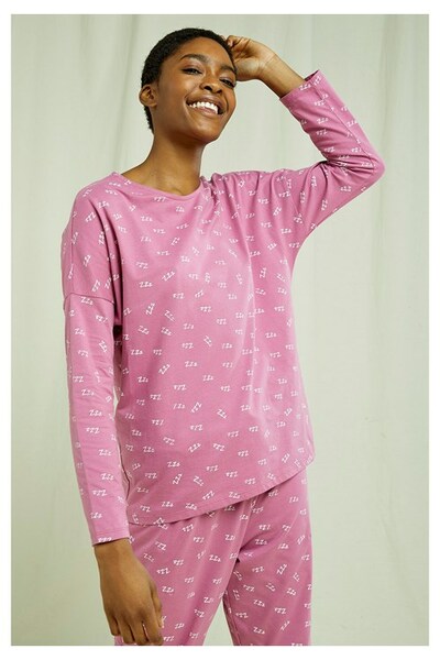 Pyjama Top - Zzz's Pyjama-longsleeve Shirt - Aus Bio-baumwolle günstig online kaufen