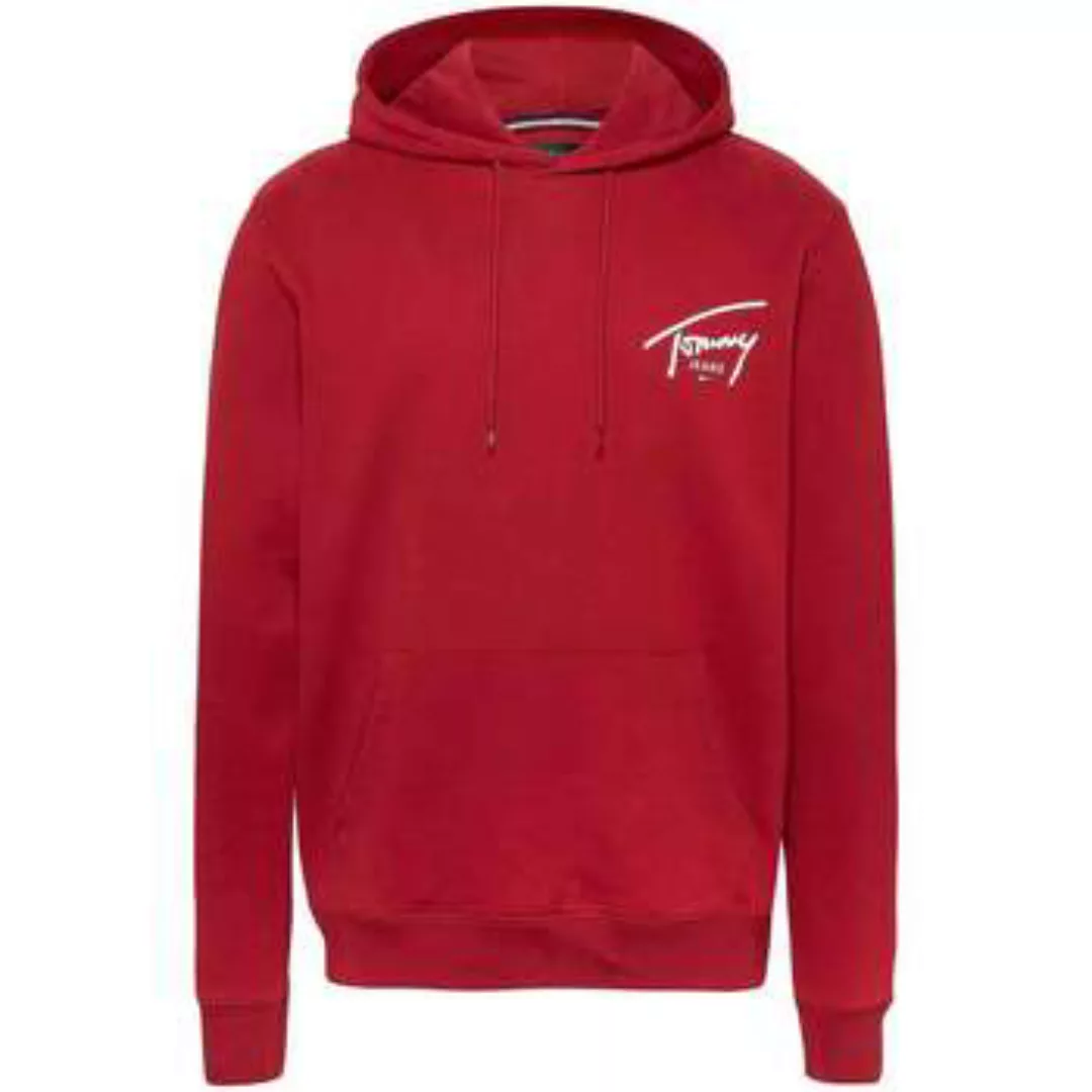 Tommy Jeans  Sweatshirt Signature Logo Graphic Hoodie Regatta Red günstig online kaufen