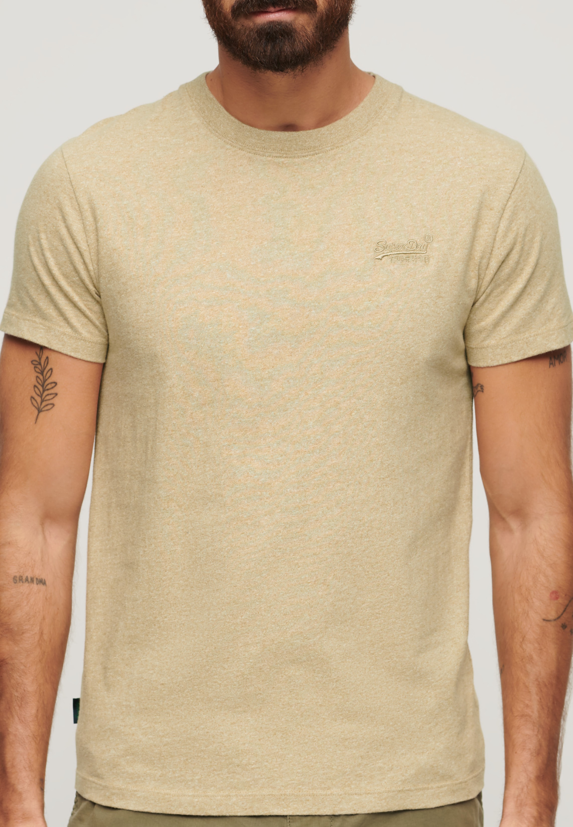Superdry Rundhalsshirt "ESSENTIAL LOGO EMB TEE" günstig online kaufen
