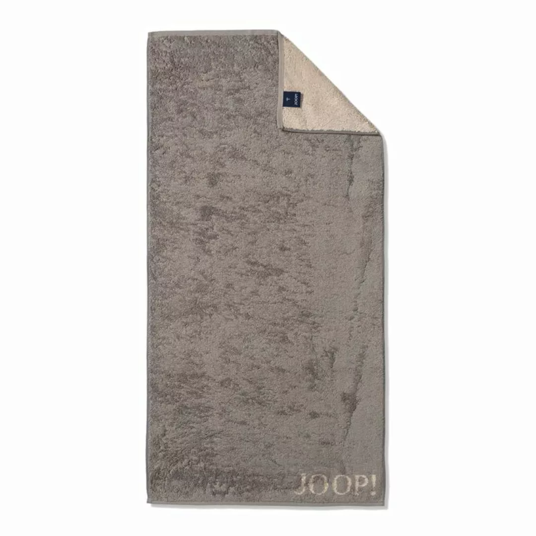 JOOP! Duschtuch Classic Frottierkollektion - 80x150 cm, Walkfrottier Braun günstig online kaufen