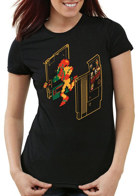 style3 T-Shirt Retro Samus classic gamer switch nes 8-Bit Metroid hunter ar günstig online kaufen