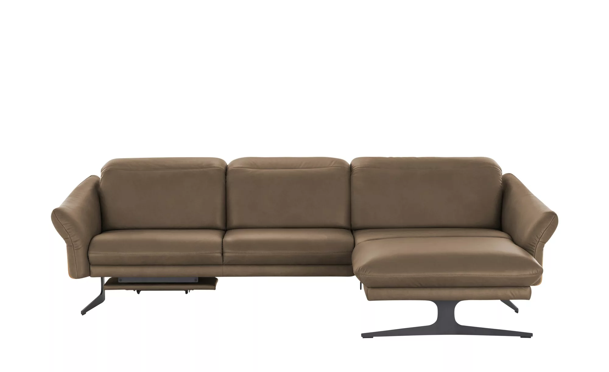 himolla Ecksofa aus Echtleder 1059 ¦ braun ¦ Maße (cm): B: 284 H: 83 T: 179 günstig online kaufen