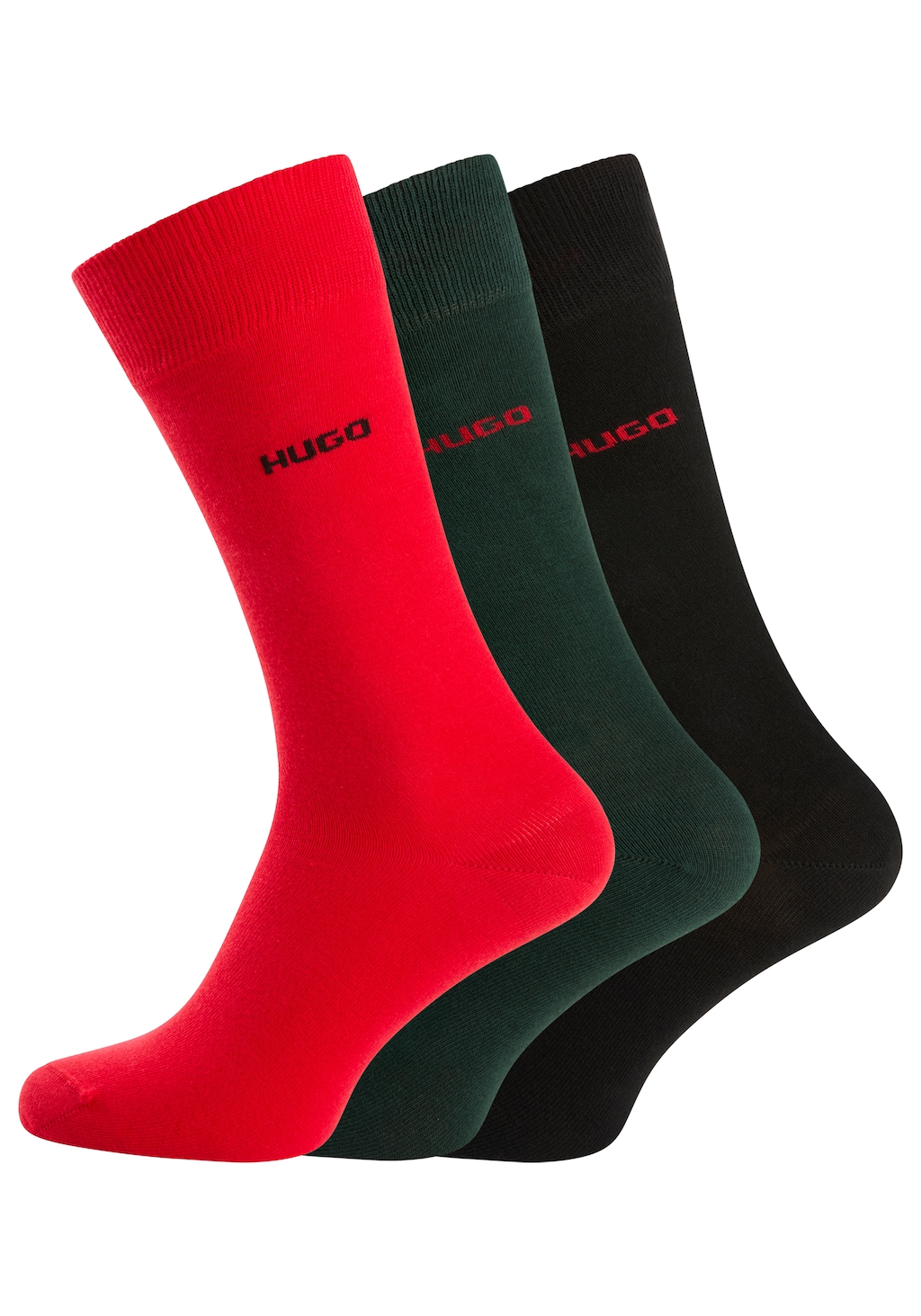 HUGO Underwear Businesssocken "3P RS UNI CC", (Packung, 3 Paar, 3er Pack), günstig online kaufen