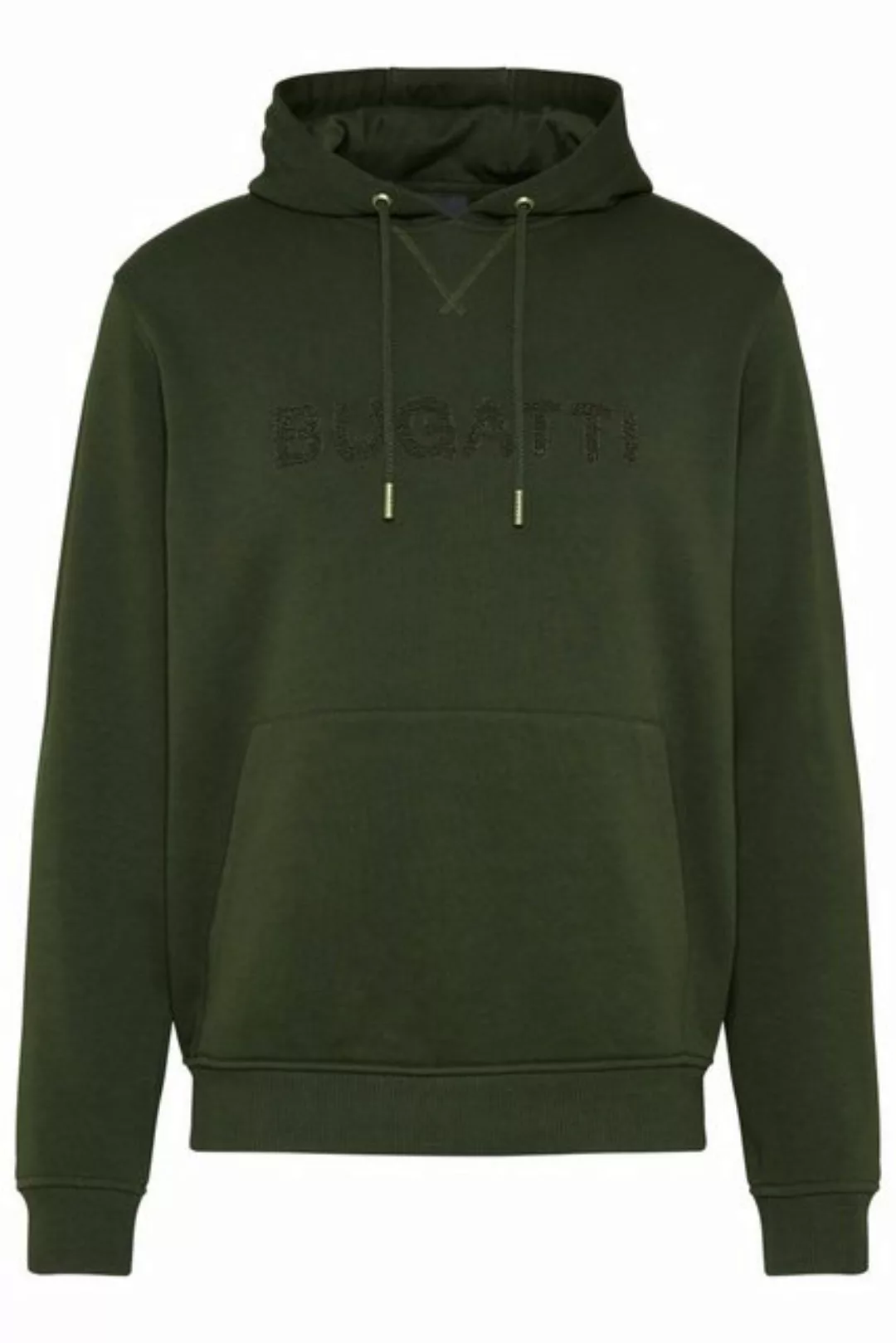 bugatti Kapuzensweatshirt mit großem Bugatti Schriftzug auf der Brust günstig online kaufen