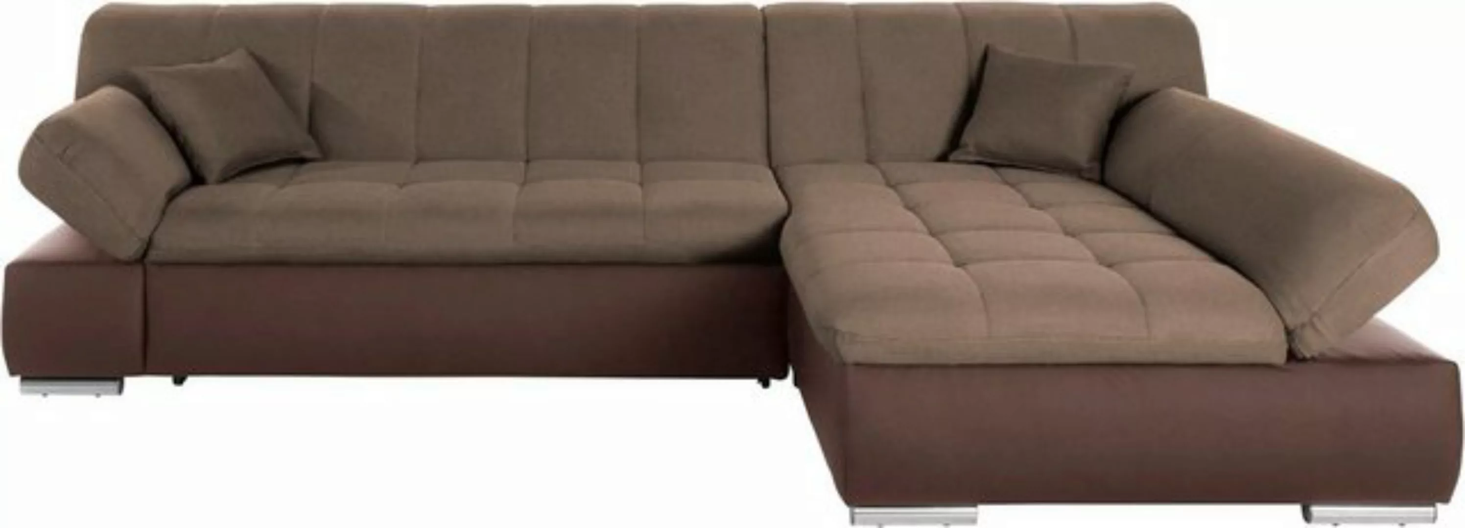 DOMO collection Ecksofa "Mona L-Form", wahlweise mit Bettfunktion günstig online kaufen