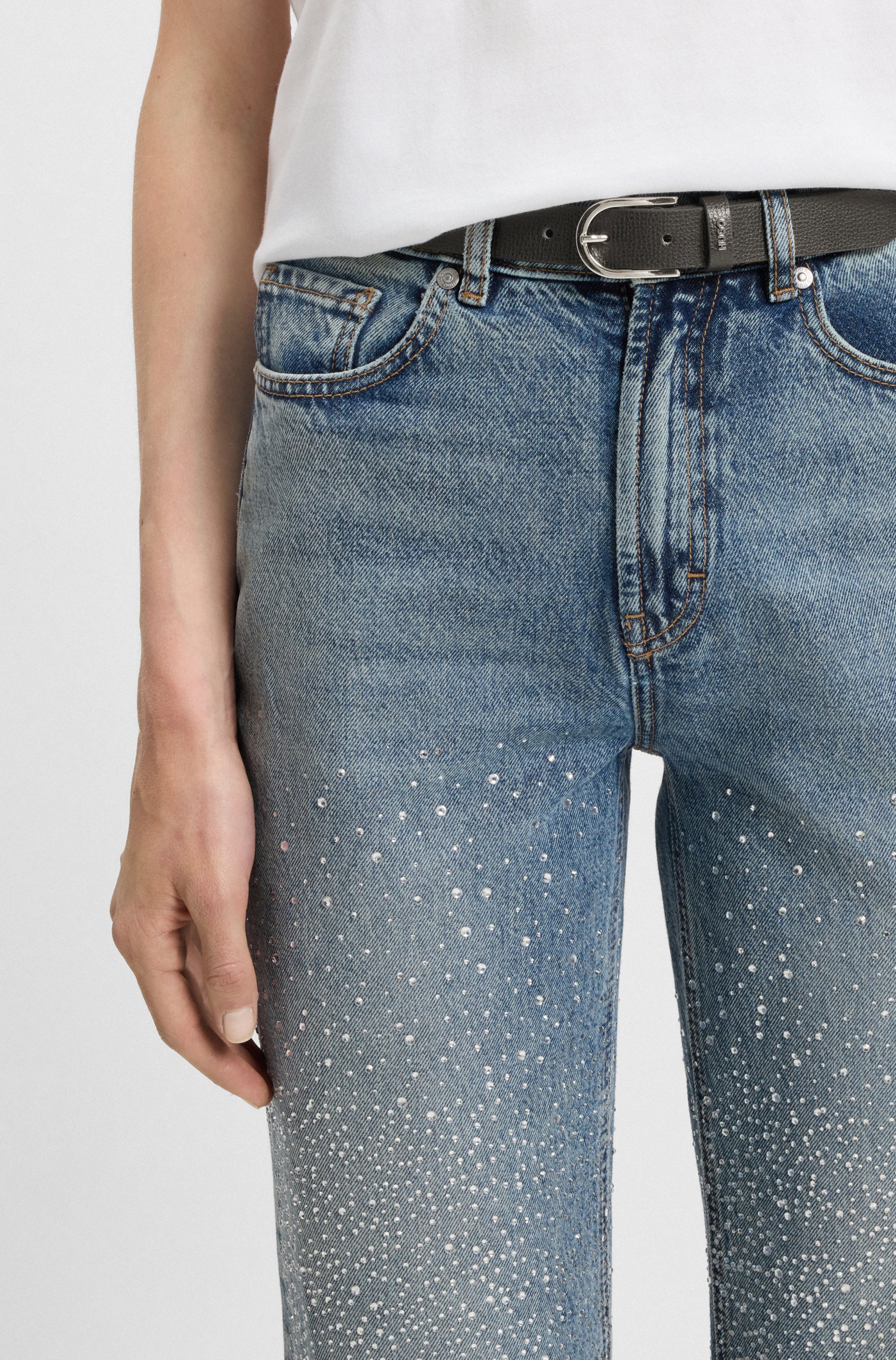 HUGO Ledergürtel "Zoey-C Sz25", mit HUGO Metalllogo günstig online kaufen
