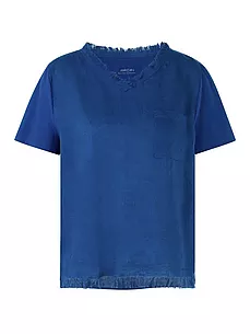 Shirt Fransen Marc Cain blau günstig online kaufen