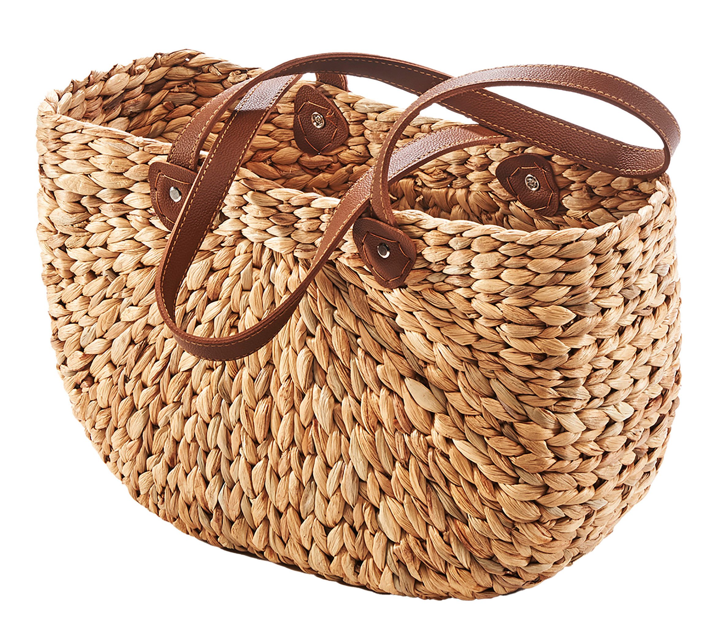 Kobolo Shopper Korbtasche aus Wasserhyazinthe - günstig online kaufen