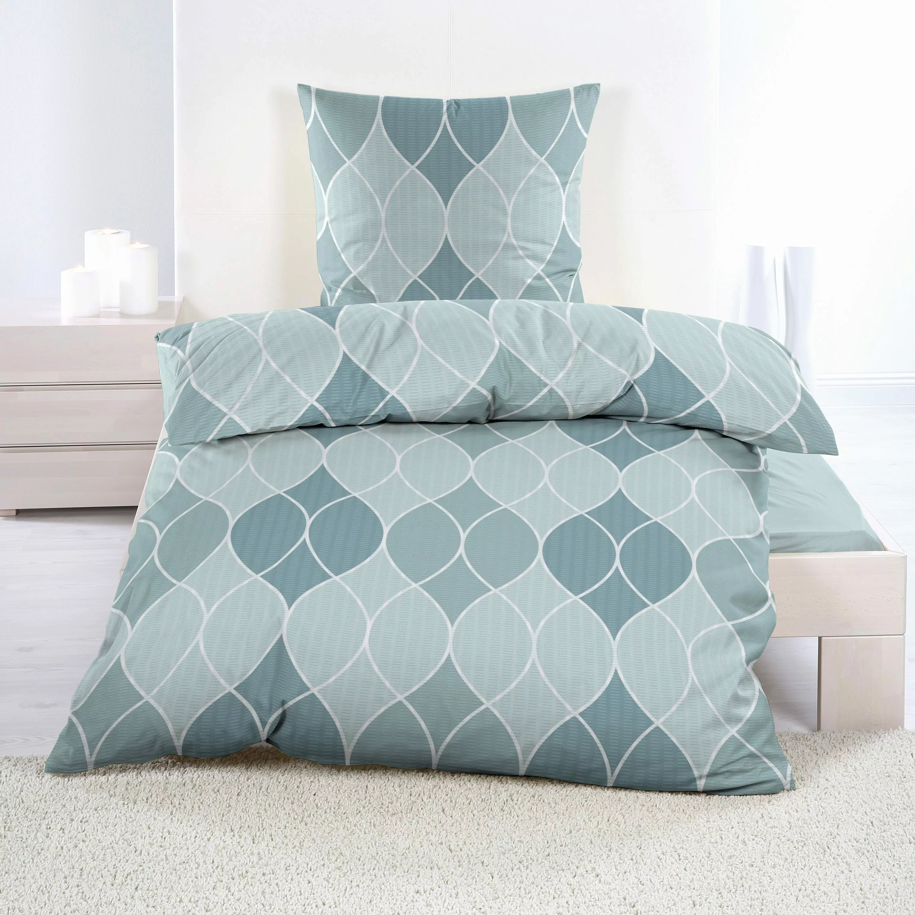 Casa Colori Bettwäsche Casa Calori, Seersucker, günstig online kaufen