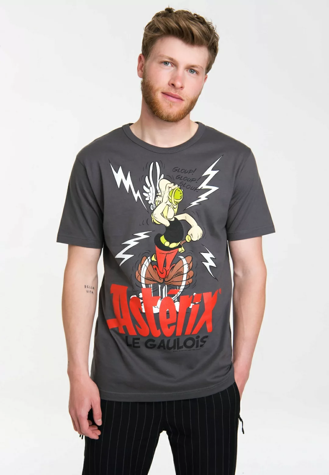 LOGOSHIRT T-Shirt "Asterix - Der Gallier", mit Retro-Print günstig online kaufen