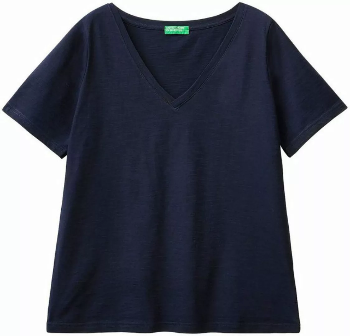 United Colors of Benetton T-Shirt aus Flammgarnjersey günstig online kaufen