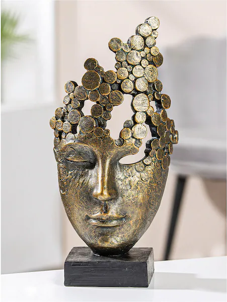 Casablanca by Gilde Dekofigur »Skulptur "Female Mask"« günstig online kaufen