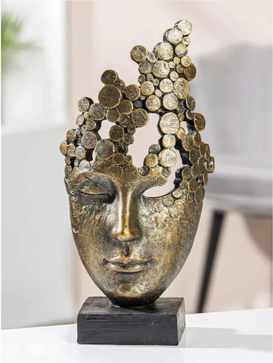 Casablanca by Gilde Dekofigur "Skulptur "Female Mask"" günstig online kaufen