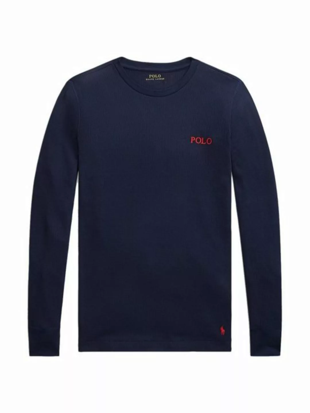 Ralph Lauren Pyjamaoberteil T-Shirt Pyjamashirt aus Waffelpiqué mit (1-tlg) günstig online kaufen