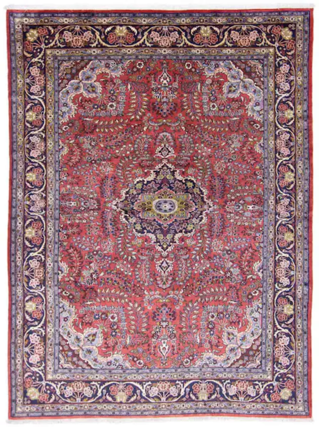 morgenland Wollteppich »Mehraban Medaillon Rosso 289 x 212 cm«, rechteckig, günstig online kaufen