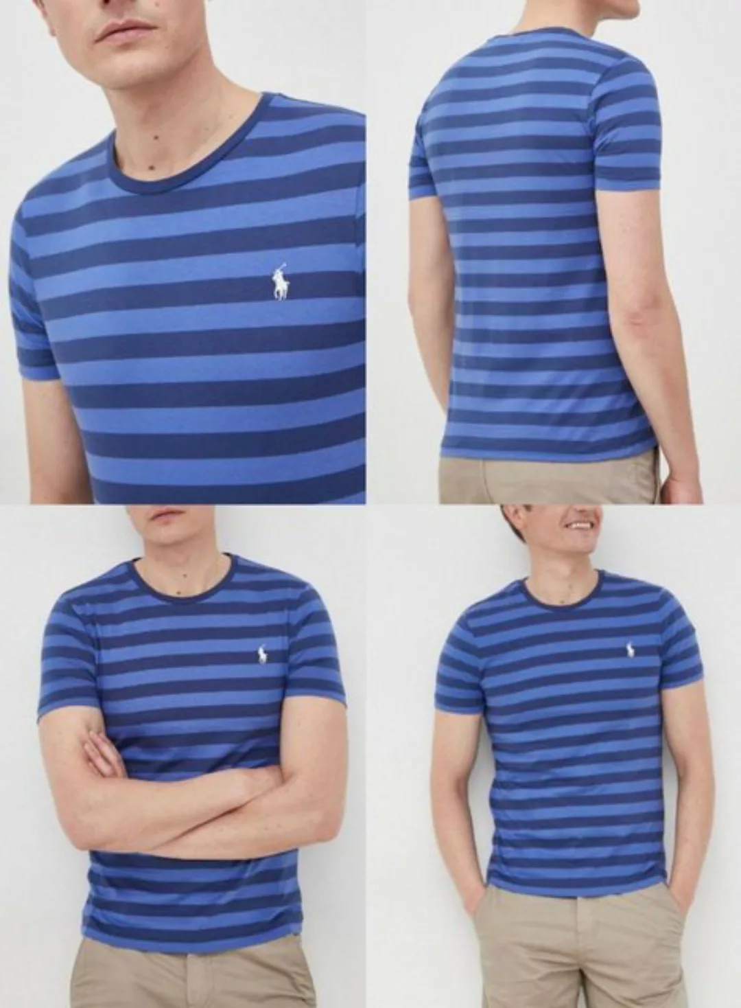 Ralph Lauren T-Shirt POLO RALPH LAUREN 90s Stripes Retro Tee T-Shirt Shirt günstig online kaufen