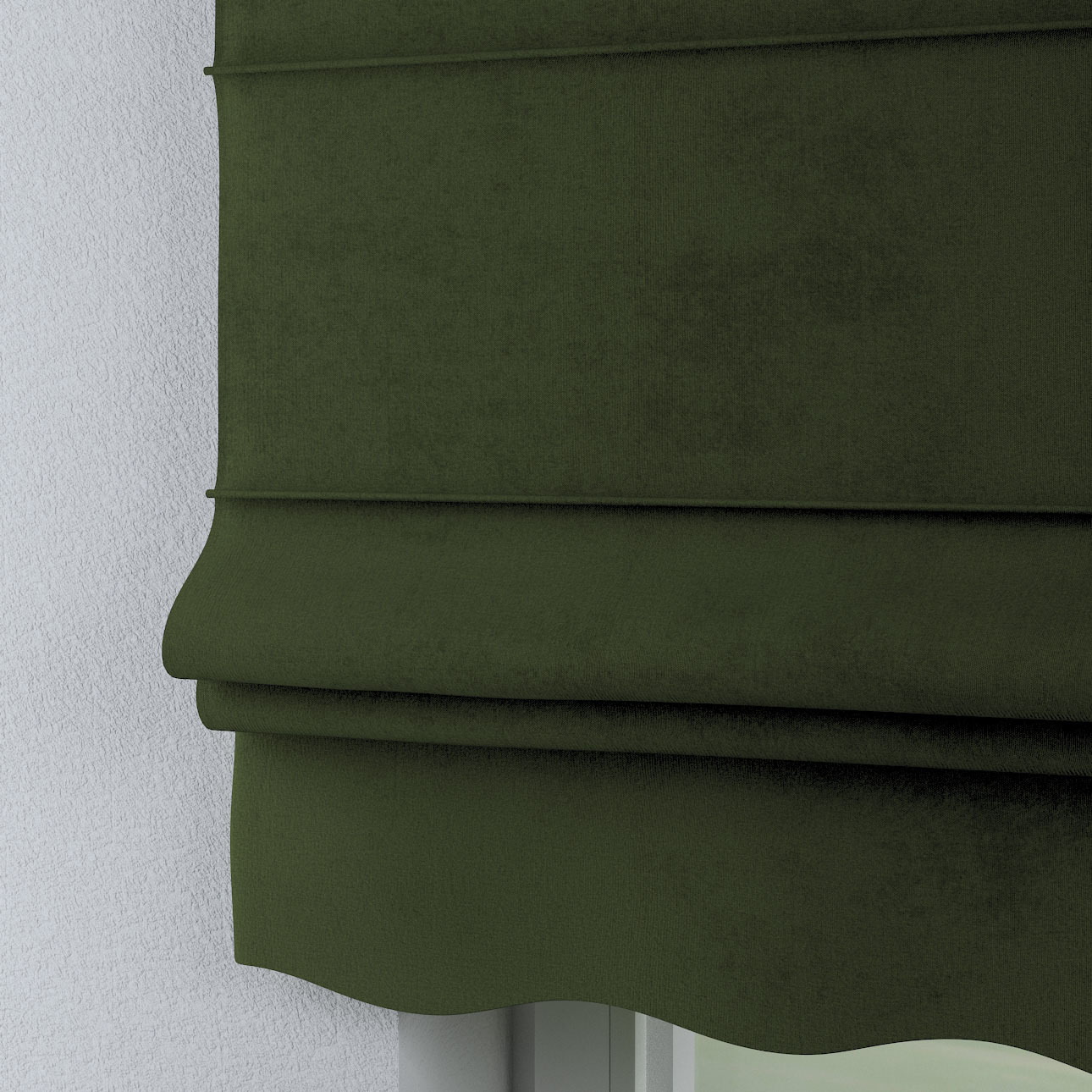 Dekoria Raffrollo Firenze, waldgrün, 50 x 60 cm günstig online kaufen