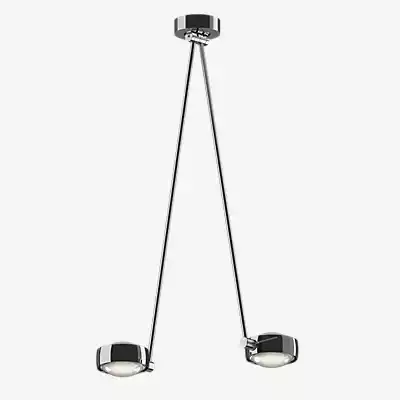 Occhio Sento Soffitto Due 80 Up D Deckenleuchte LED 2-flammig, Kopf chrom g günstig online kaufen