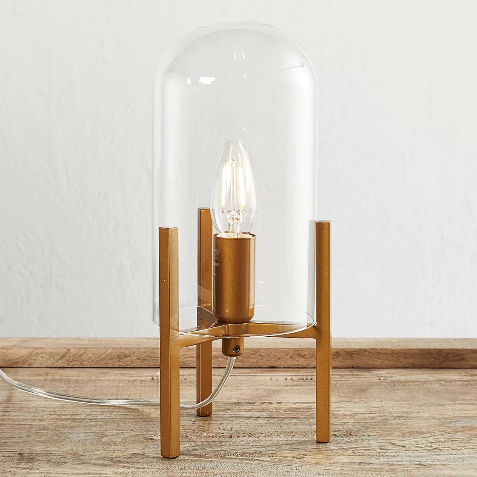 By Rydéns Smokie Tischlampe, gold günstig online kaufen