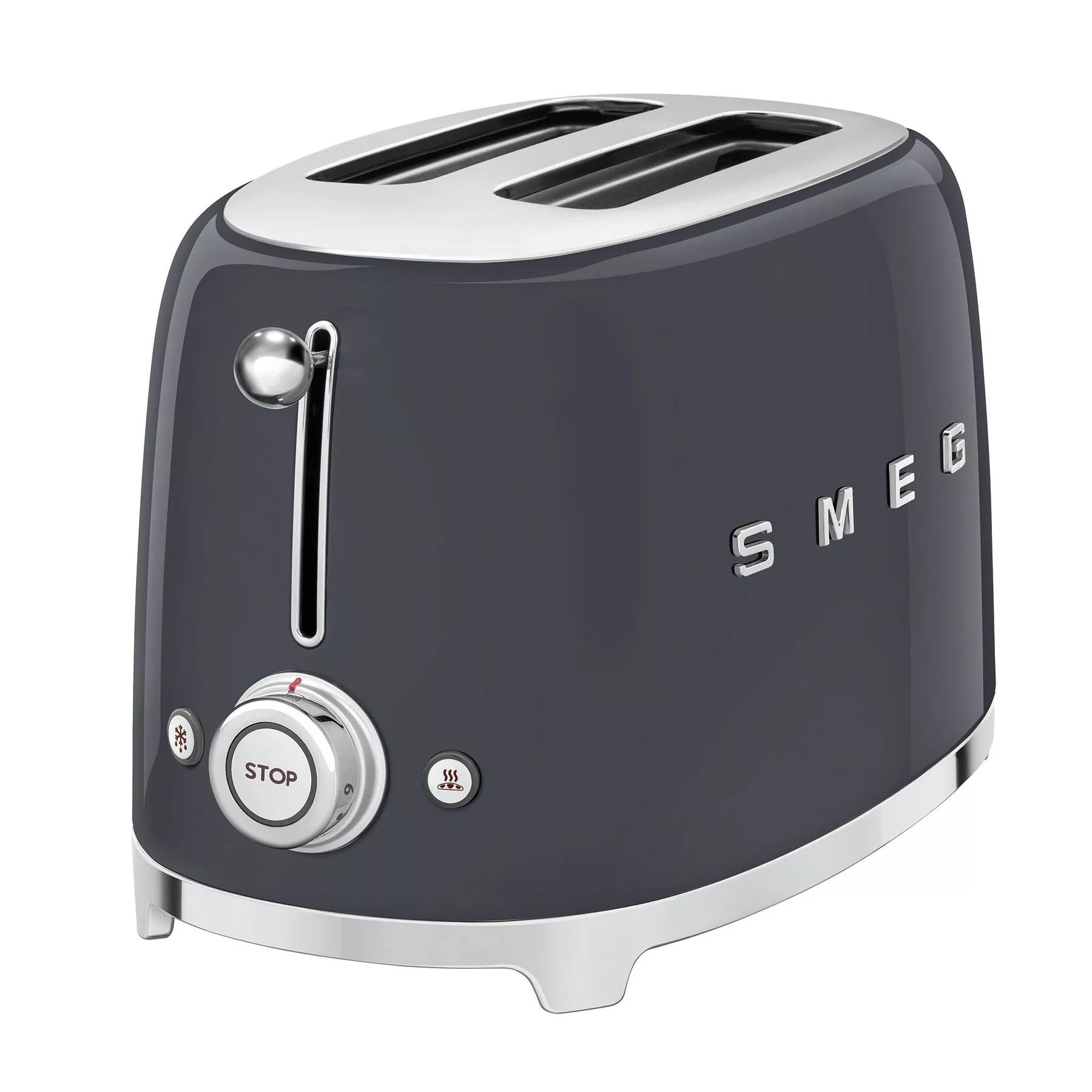 Smeg - TSF01 2-Scheiben Toaster - anthrazit/lackiert/BxHxT 32,5x19,8x19,5cm günstig online kaufen