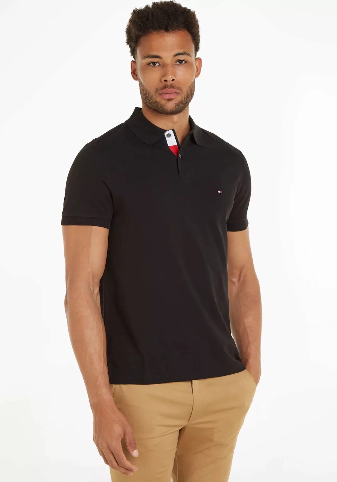 Tommy Hilfiger Poloshirt "FLAG UNDER PLACKET REG POLO" günstig online kaufen