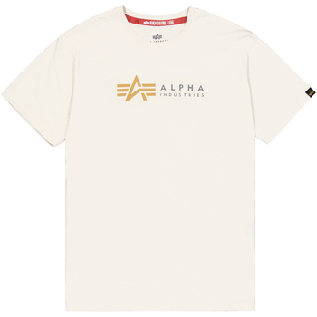 Alpha Industries  T-Shirts & Poloshirts Alpha Label T-Shirt - vintage white günstig online kaufen
