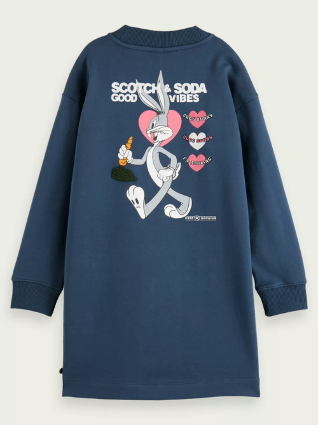 Scotch & Soda Looney Tunes x Scotch & Soda Sweat-Minikleid mit Artwork-Stic günstig online kaufen