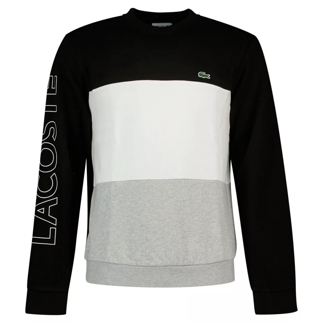 Lacoste Sh6904 Sweatshirt XS Black / White-Silver Chine günstig online kaufen