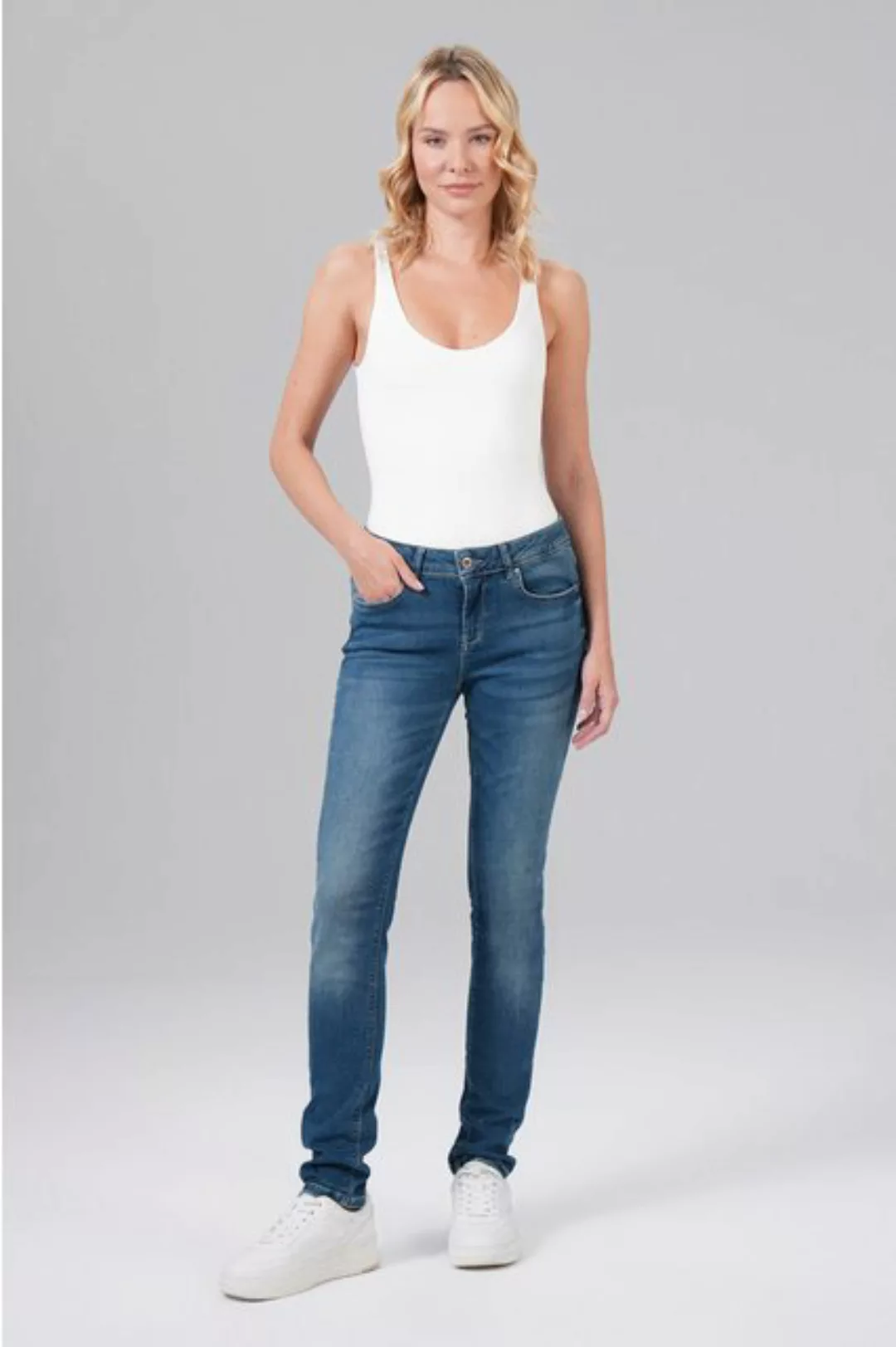 Miracle of Denim 5-Pocket-Jeans Monika Slim Fit (1-tlg) günstig online kaufen