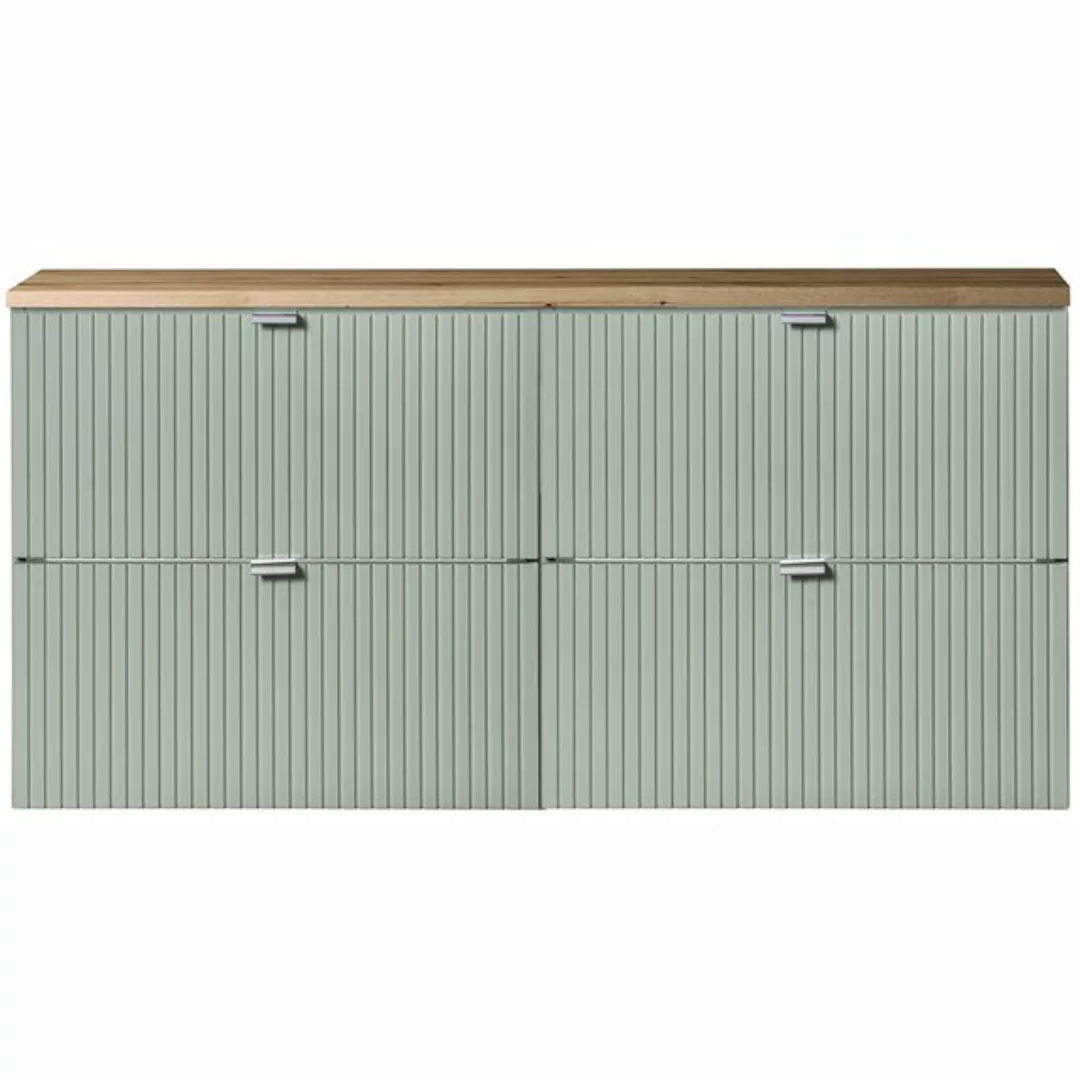 Lomadox Unterschrank NEWPORT-56-GREEN Waschtisch Doppelwaschtisch 120cm, gr günstig online kaufen