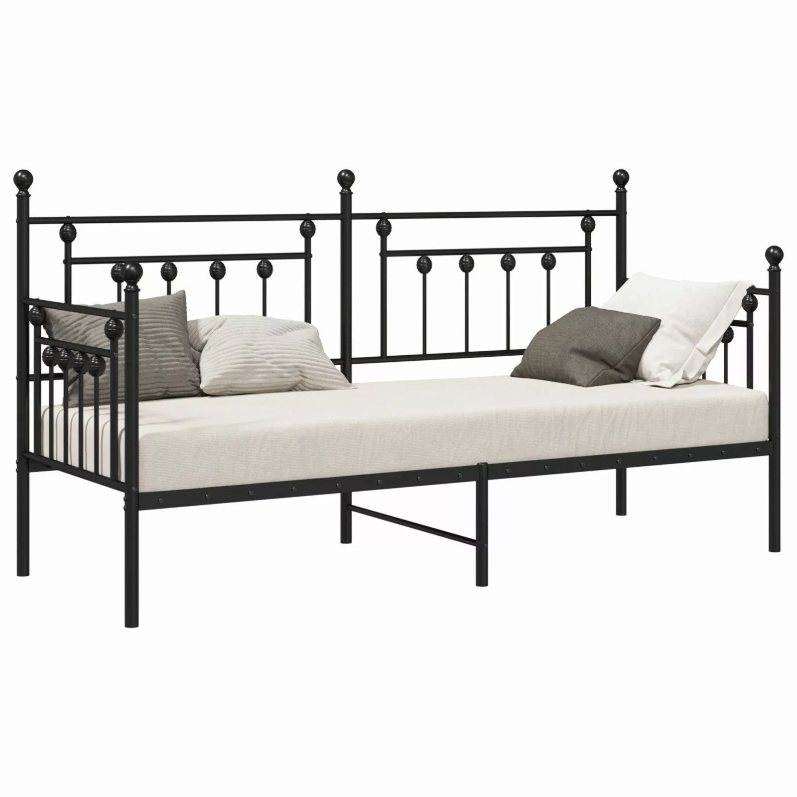 vidaXL Bett Tagesbett Schwarz 75x190 cm günstig online kaufen