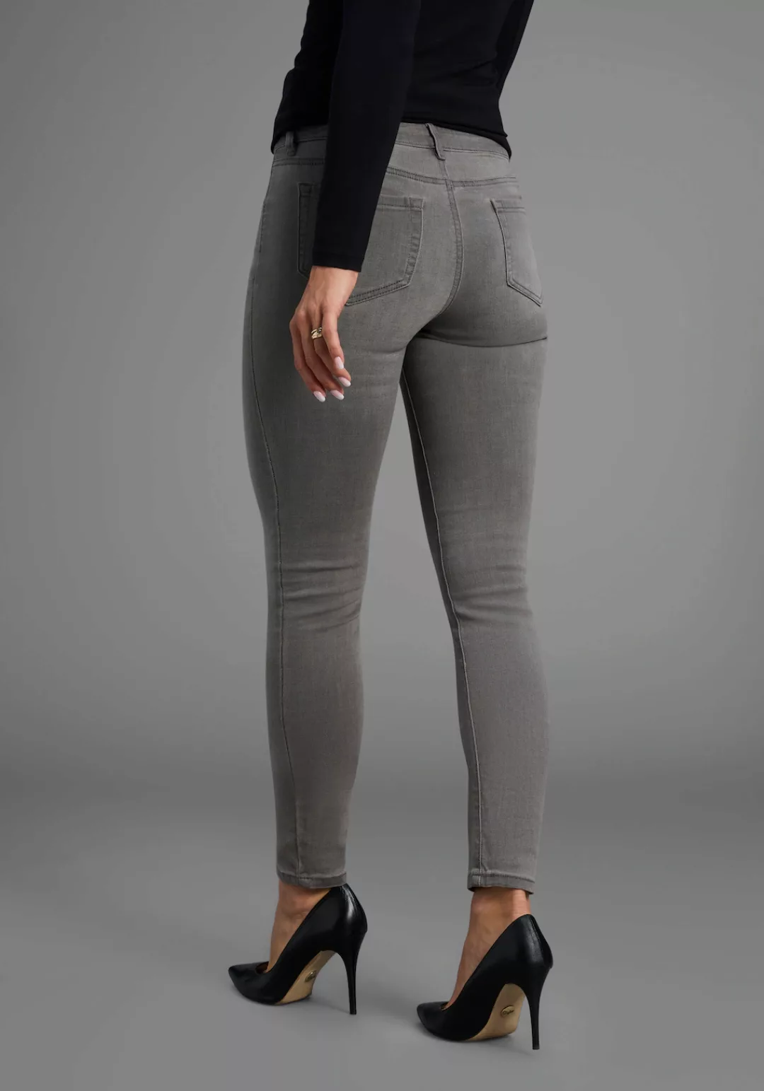 Arizona Skinny-fit-Jeans "Ultra-Stretch", extra-enger Beinverlauf, normale günstig online kaufen