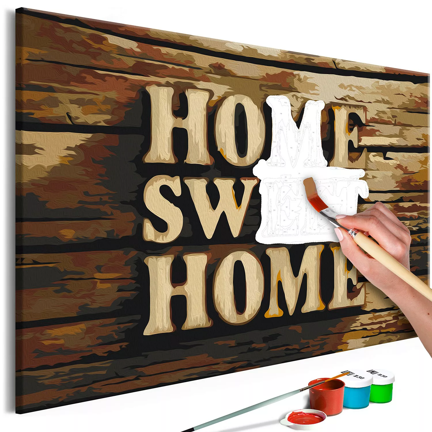 home24 Malen nach Zahlen - Home Sweet Home günstig online kaufen