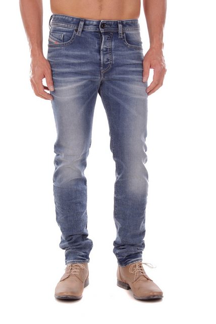 Diesel Tapered-fit-Jeans Diesel Buster 0853I Herren Jeans Hose Slim Tapered günstig online kaufen