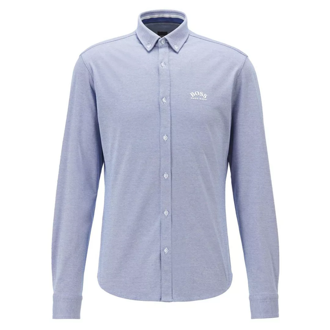 Boss Biado Langarm Hemd S Bright Blue günstig online kaufen
