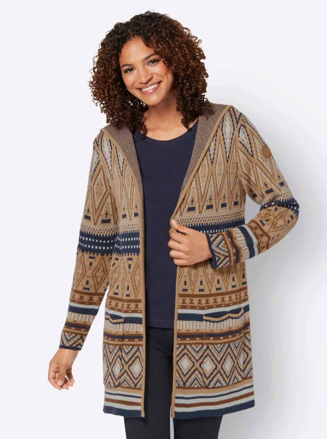 Casual Looks Longstrickjacke günstig online kaufen