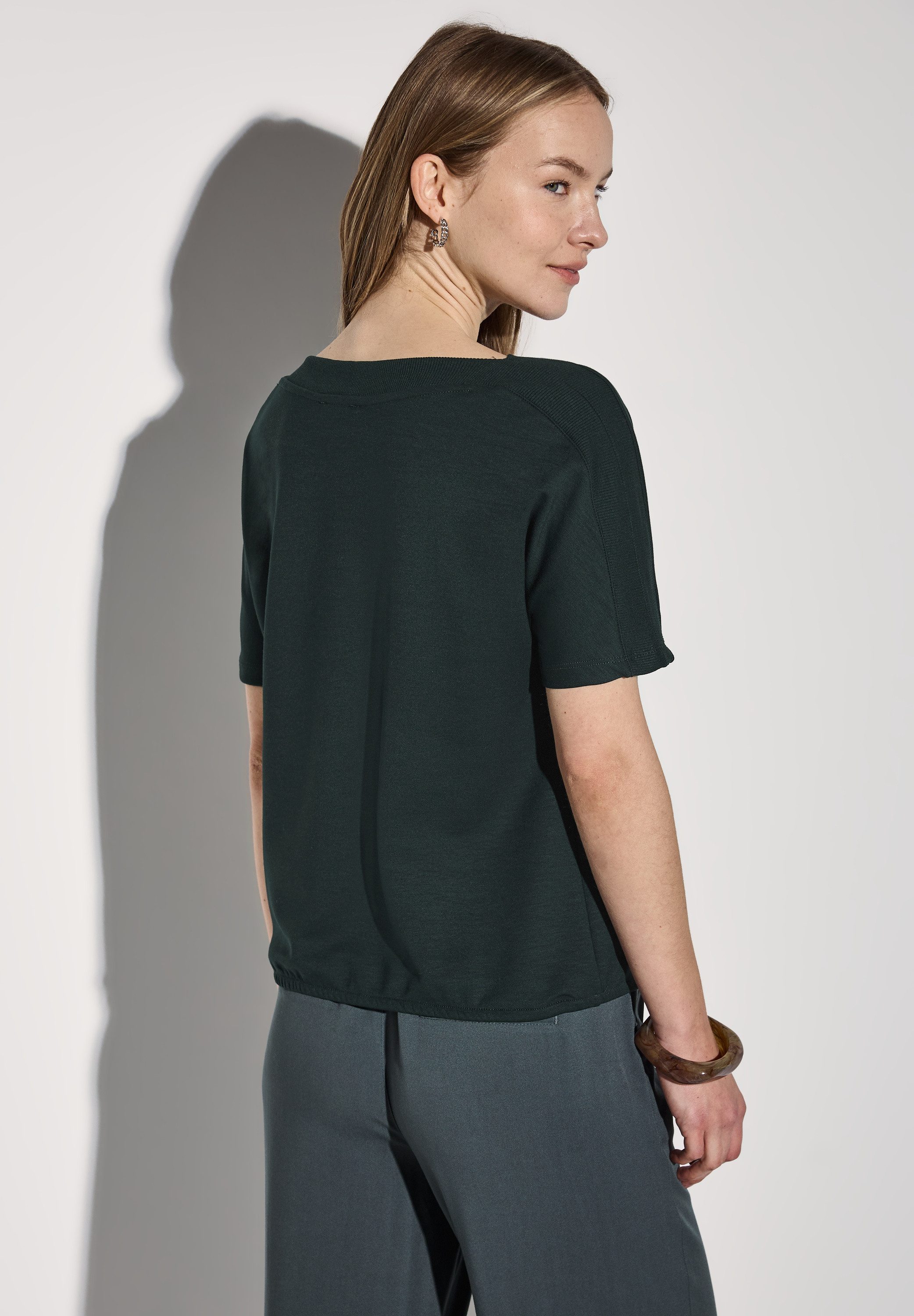STREET ONE T-Shirt, mit U-Boot-Ausschnitt günstig online kaufen