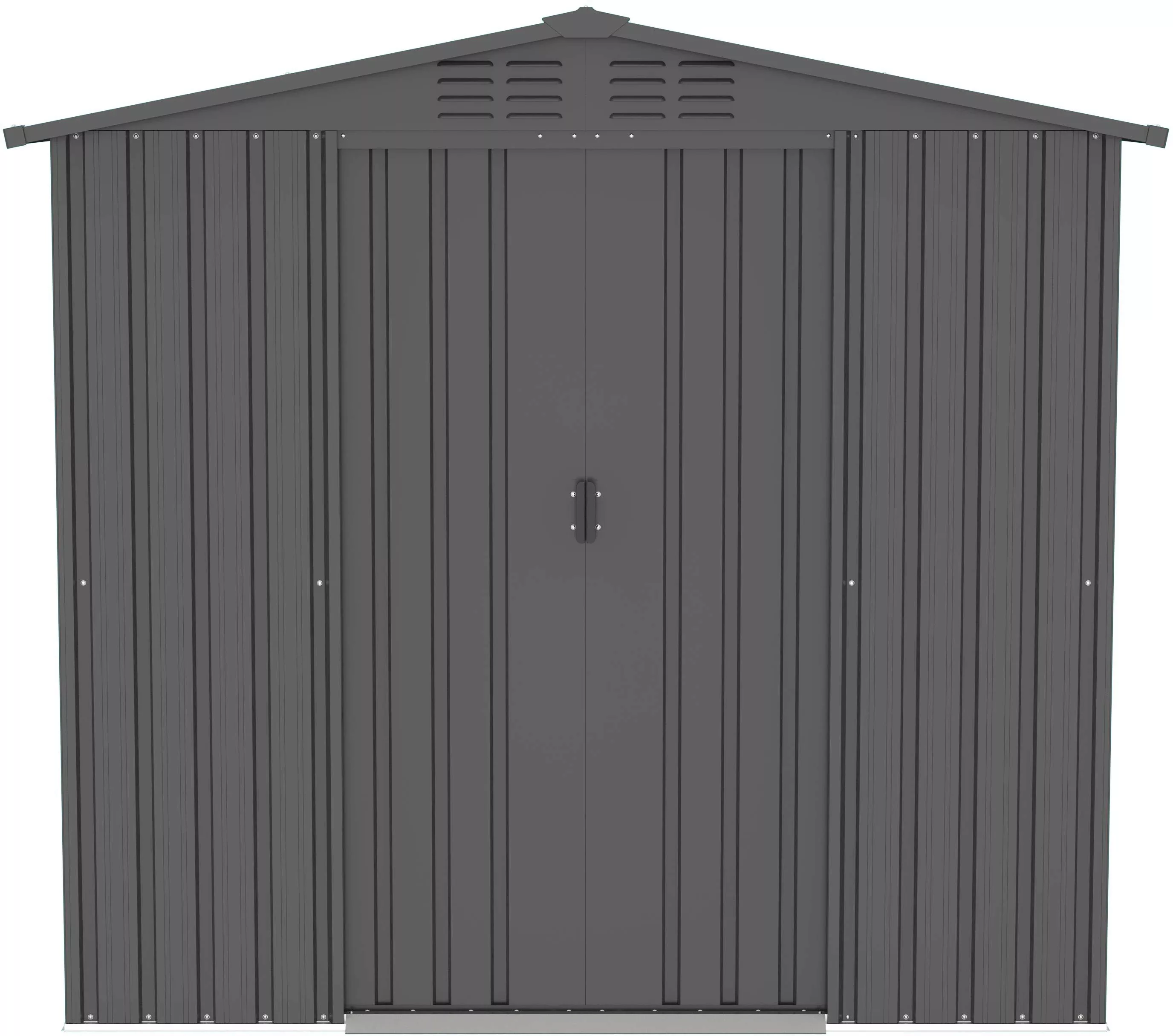 Tepro Metallgerätehaus Flex Shed Large 202 cm x 182,5 cm x 118,6 cm Anthraz günstig online kaufen