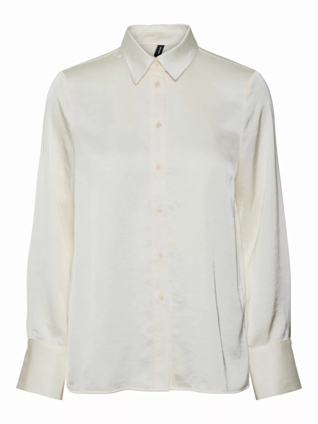 VERO MODA Langärmelige Hemd Damen White günstig online kaufen