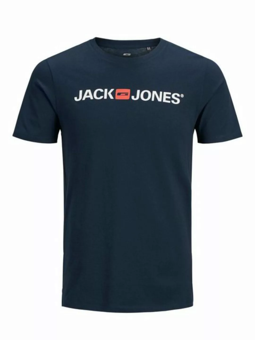 Jack & Jones Herren Rundhals T-Shirt JJECORP LOGO - Slim Fit Plussize günstig online kaufen