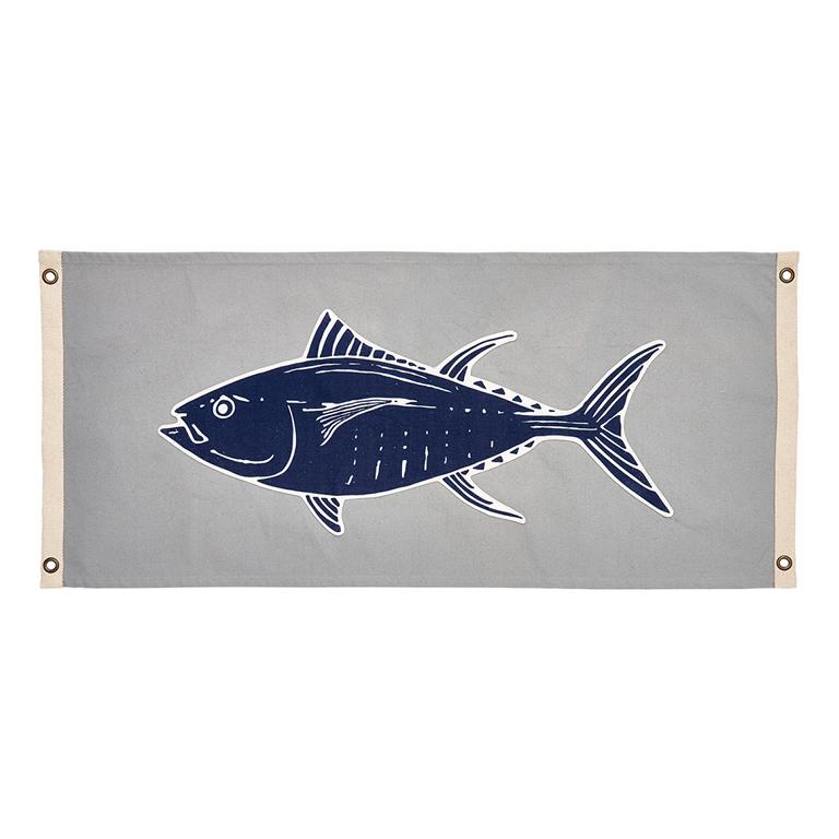 Stoffbanner mit Thunfisch 100x45 cm günstig online kaufen