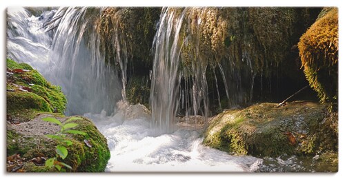 Artland Wandbild »Wasserfall«, Gewässer, (1 St.), als Leinwandbild, Poster, günstig online kaufen