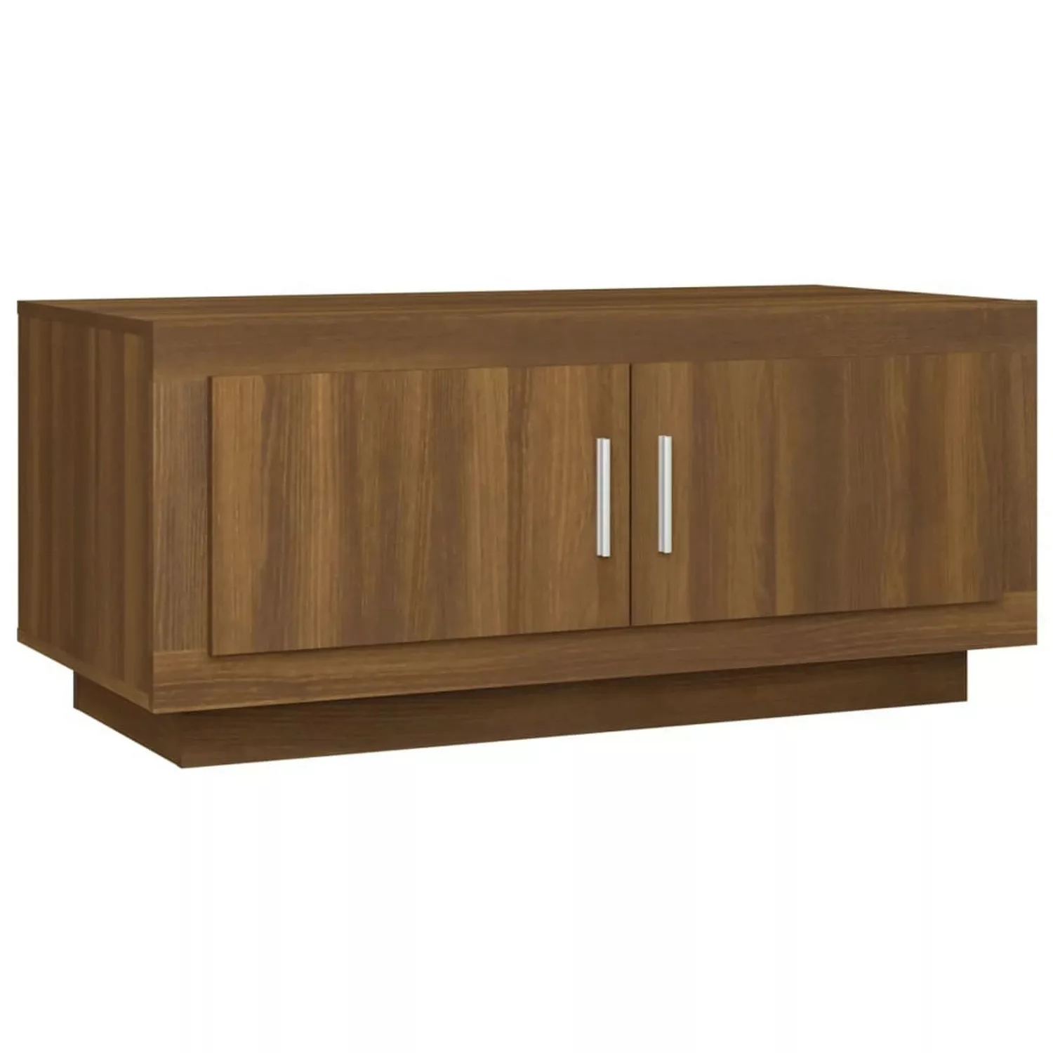 vidaXL Couchtisch Braun Eichen-Optik 102x50x45 cm Holzwerkstoff günstig online kaufen