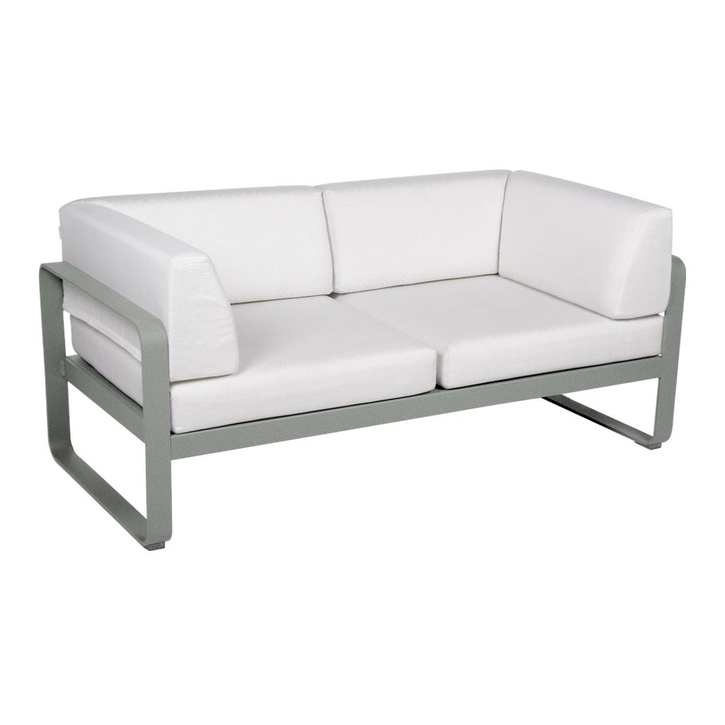 Bellevie 2-Sitzer Club Sofa C7 Lapilligrau 81 Grauweiß günstig online kaufen